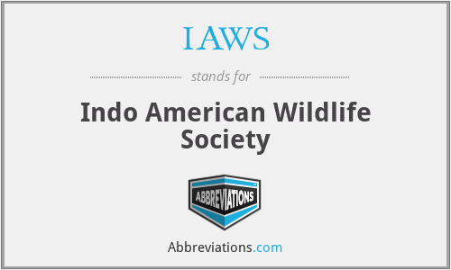 IAWS - Indo American Wildlife Society