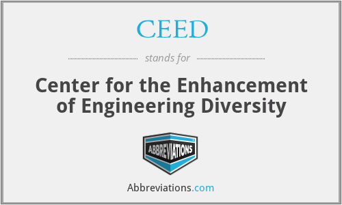 CEED - Center for the Enhancement of Engineering Diversity