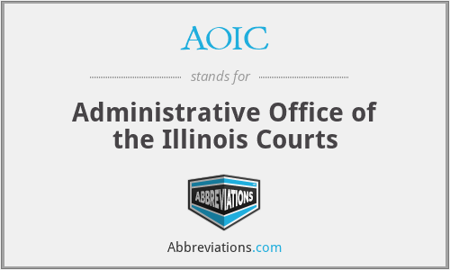 AOIC - Administrative Office of the Illinois Courts