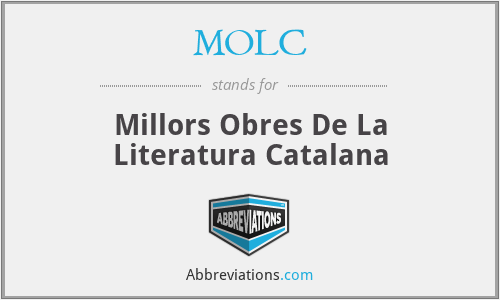 MOLC - Millors Obres De La Literatura Catalana