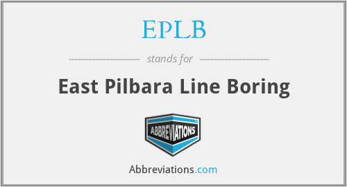 EPLB - East Pilbara Line Boring