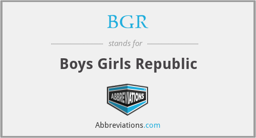 BGR - Boys Girls Republic