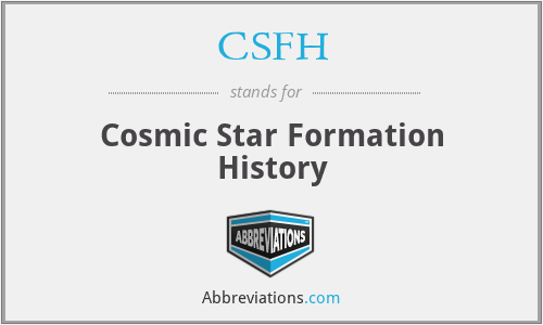 CSFH - Cosmic Star Formation History