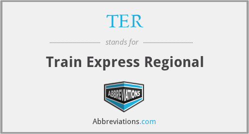 TER - Train Express Regional