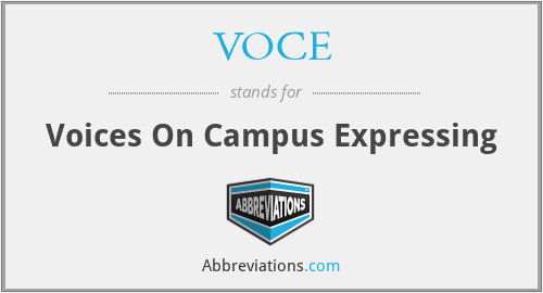 VOCE - Voices On Campus Expressing
