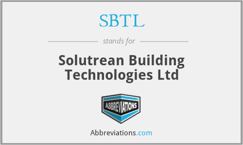 SBTL - Solutrean Building Technologies Ltd