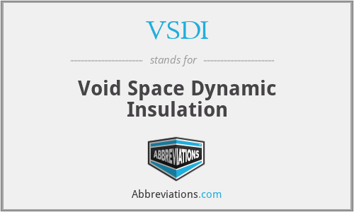 VSDI - Void Space Dynamic Insulation