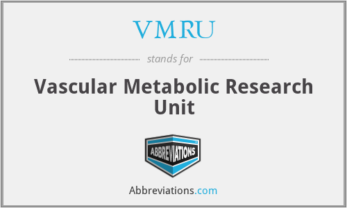 VMRU - Vascular Metabolic Research Unit