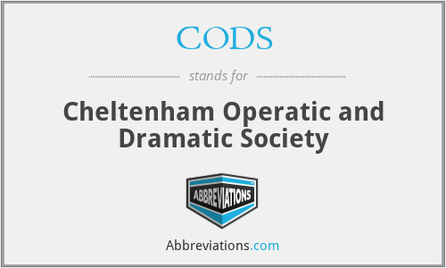 CODS - Cheltenham Operatic and Dramatic Society