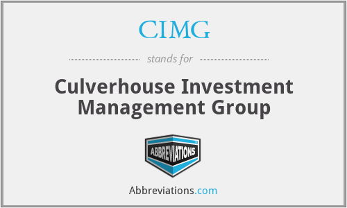 CIMG - Culverhouse Investment Management Group