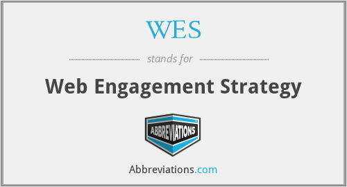 WES - Web Engagement Strategy