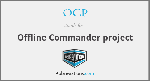 OCP - Offline Commander project