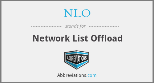NLO - Network List Offload
