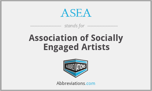 ASEA - Association of Socially Engaged Artists