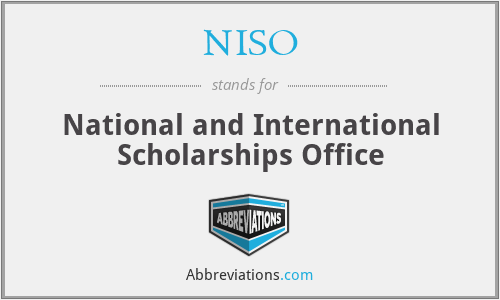 NISO - National and International Scholarships Office