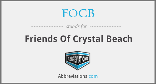 FOCB - Friends Of Crystal Beach