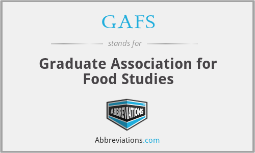 GAFS - Graduate Association for Food Studies