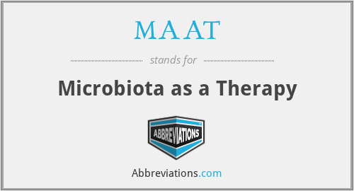 MAAT - Microbiota as a Therapy