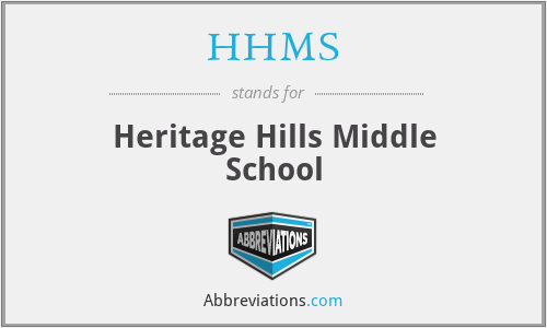 HHMS - Heritage Hills Middle School