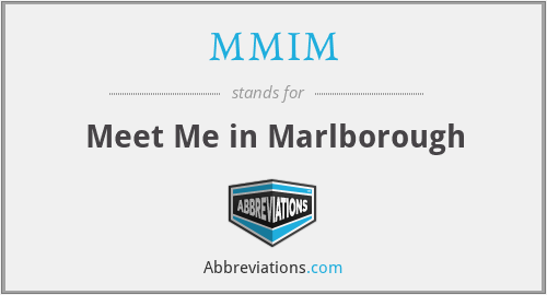 MMIM - Meet Me in Marlborough