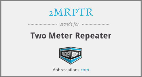 2MRPTR - Two Meter Repeater