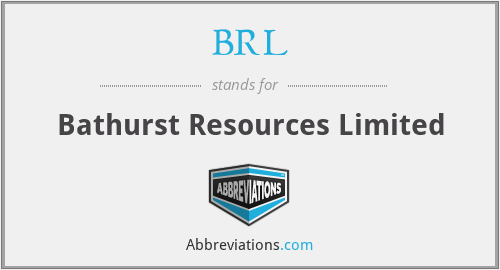 BRL - Bathurst Resources Limited