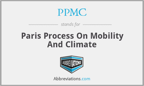 PPMC - Paris Process On Mobility And Climate
