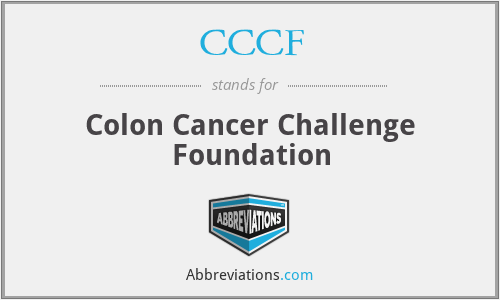 CCCF - Colon Cancer Challenge Foundation