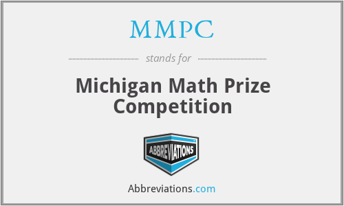 MMPC - Michigan Math Prize Competition