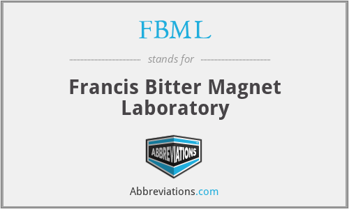 FBML - Francis Bitter Magnet Laboratory