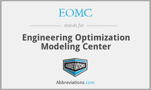 EOMC - Engineering Optimization Modeling Center