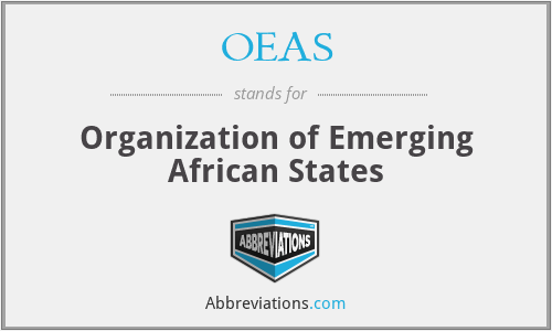 OEAS - Organization of Emerging African States