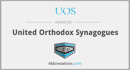 UOS - United Orthodox Synagogues