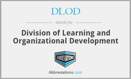 DLOD - Division of Learning and Organizational Development