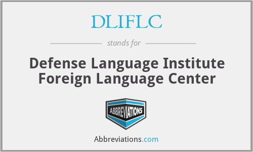 DLIFLC - Defense Language Institute Foreign Language Center