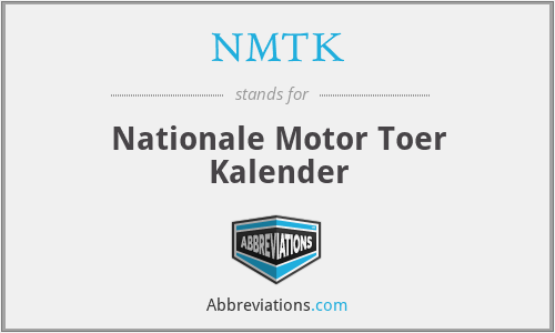 NMTK - Nationale Motor Toer Kalender