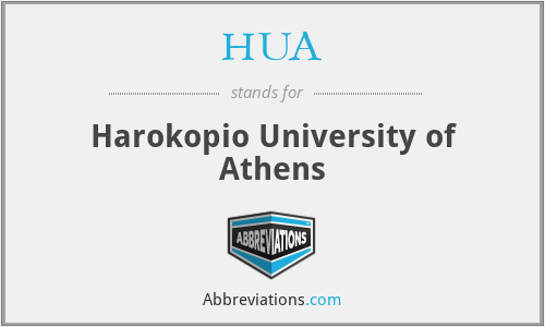 HUA - Harokopio University of Athens