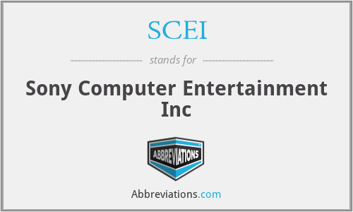 SCEI - Sony Computer Entertainment Inc