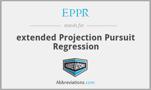 EPPR - extended Projection Pursuit Regression