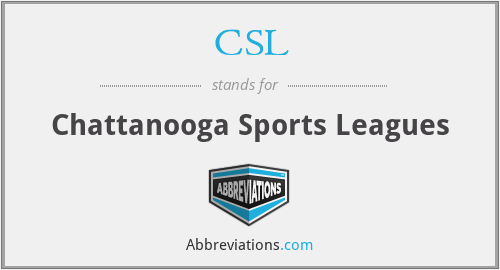 CSL - Chattanooga Sports Leagues