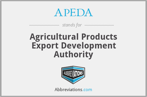 APEDA - Agricultural Products Export Development Authority