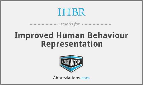 IHBR - Improved Human Behaviour Representation