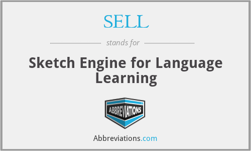 SELL - Sketch Engine for Language Learning