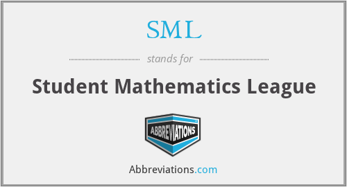 SML - Student Mathematics League