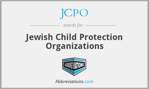 JCPO - Jewish Child Protection Organizations