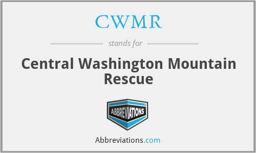 CWMR - Central Washington Mountain Rescue