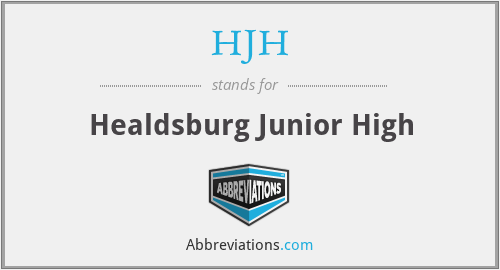 HJH - Healdsburg Junior High