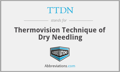 TTDN - Thermovision Technique of Dry Needling