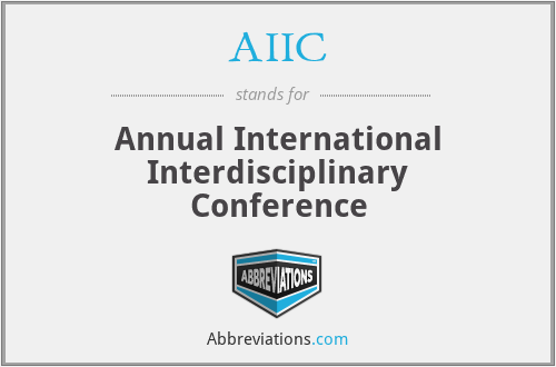 AIIC - Annual International Interdisciplinary Conference