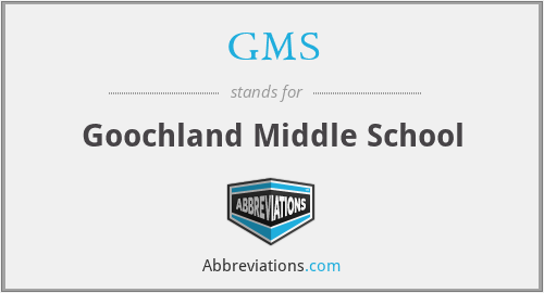 GMS - Goochland Middle School
